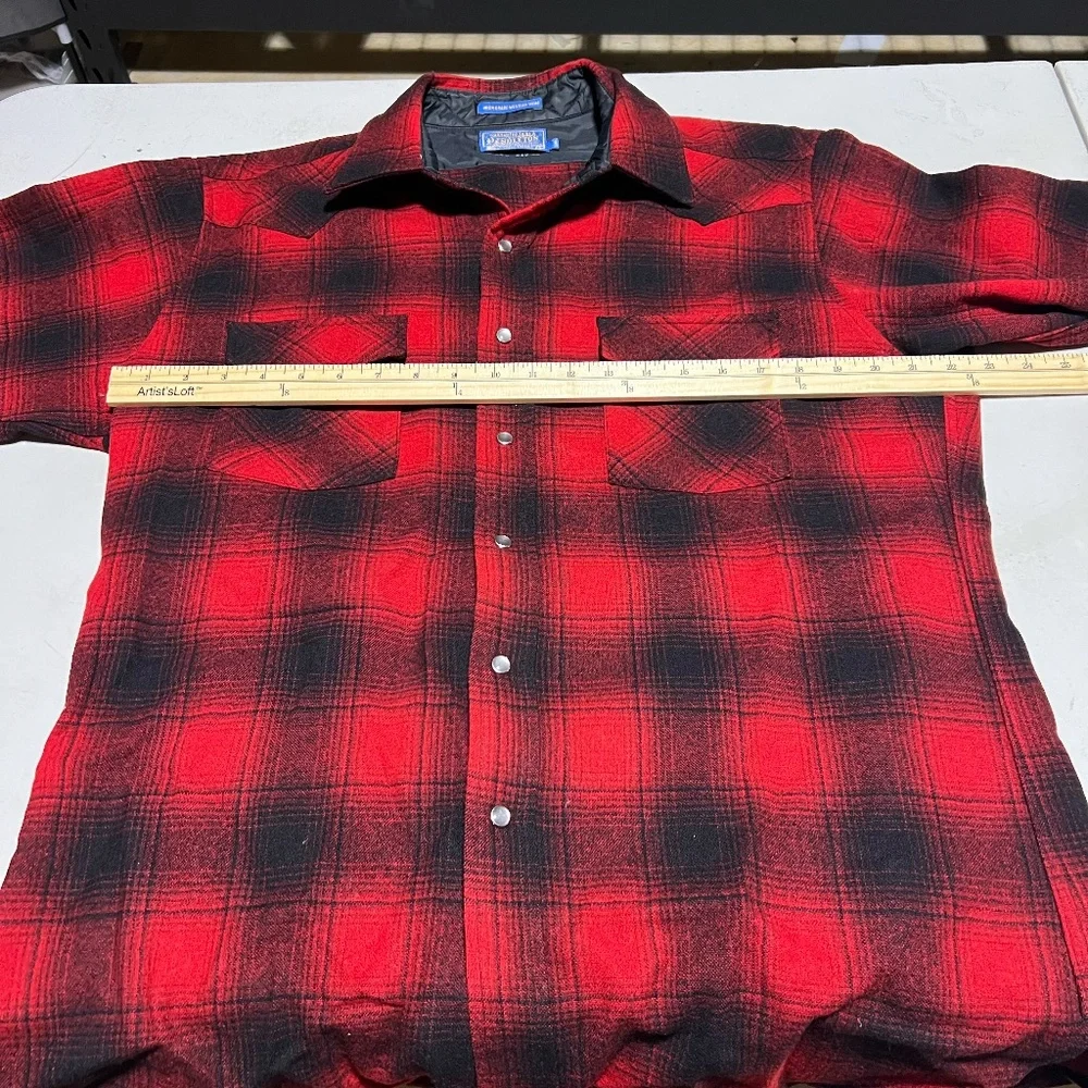 Vintage Pendleton, Virgin Wool, Flannel, Western Wear - Picture 16 of 16